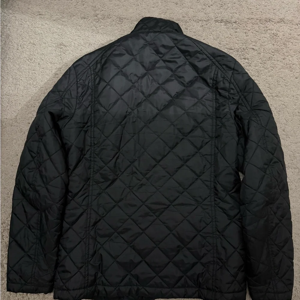 Banana Republic Men's Black Quilted Jacket Medium